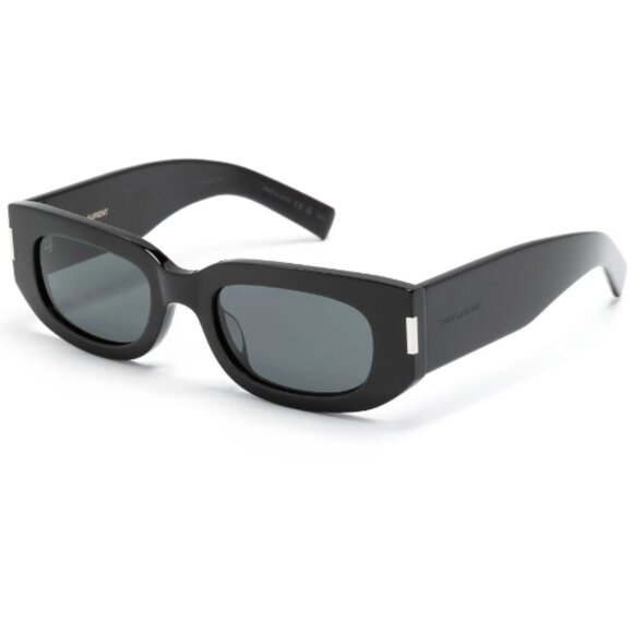 NEW SAINT LAURENT SUNGLASSES, UNISEX BLACK SUNLASSES SAINT LAURENT - Picture 1 of 3